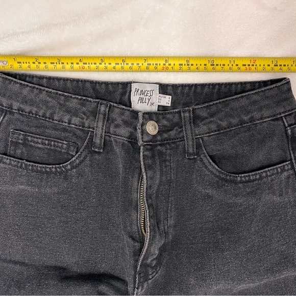 Princess Polly Distressed Blacks Jeana size 8 - Picture 3 of 4